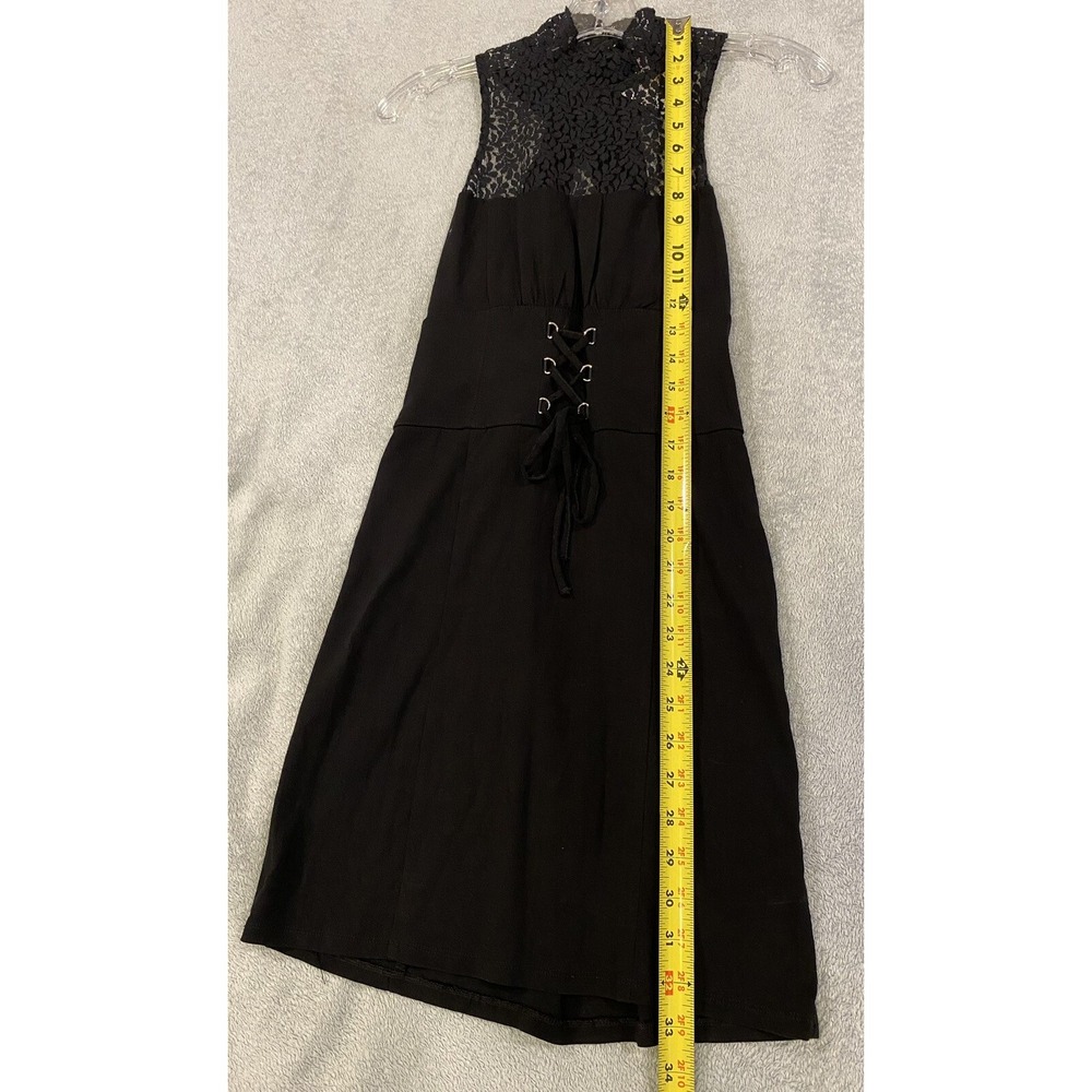 Free People Intimately One Adella Slip Woman Mini Lace Dress in Black S NWT $88 - Picture 10 of 12